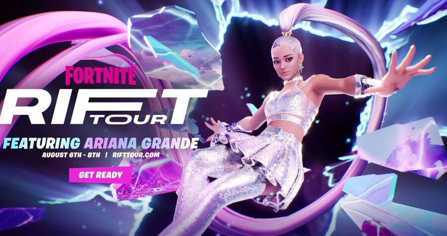 TOUR OHNE HALLEN Millionen Fans – bzw. deren Avatare – waren mit dabei, als letzten Sommer Ariana Grande Konzerte auf Fortnite gab. Während dreier Tage stand die Grammy-Gewinnerin fünfmal auf der virtuellen Bühne.