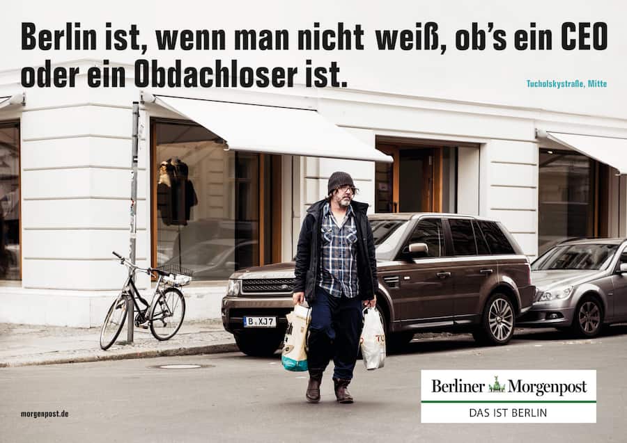 Werbung Berliner Morgenpost