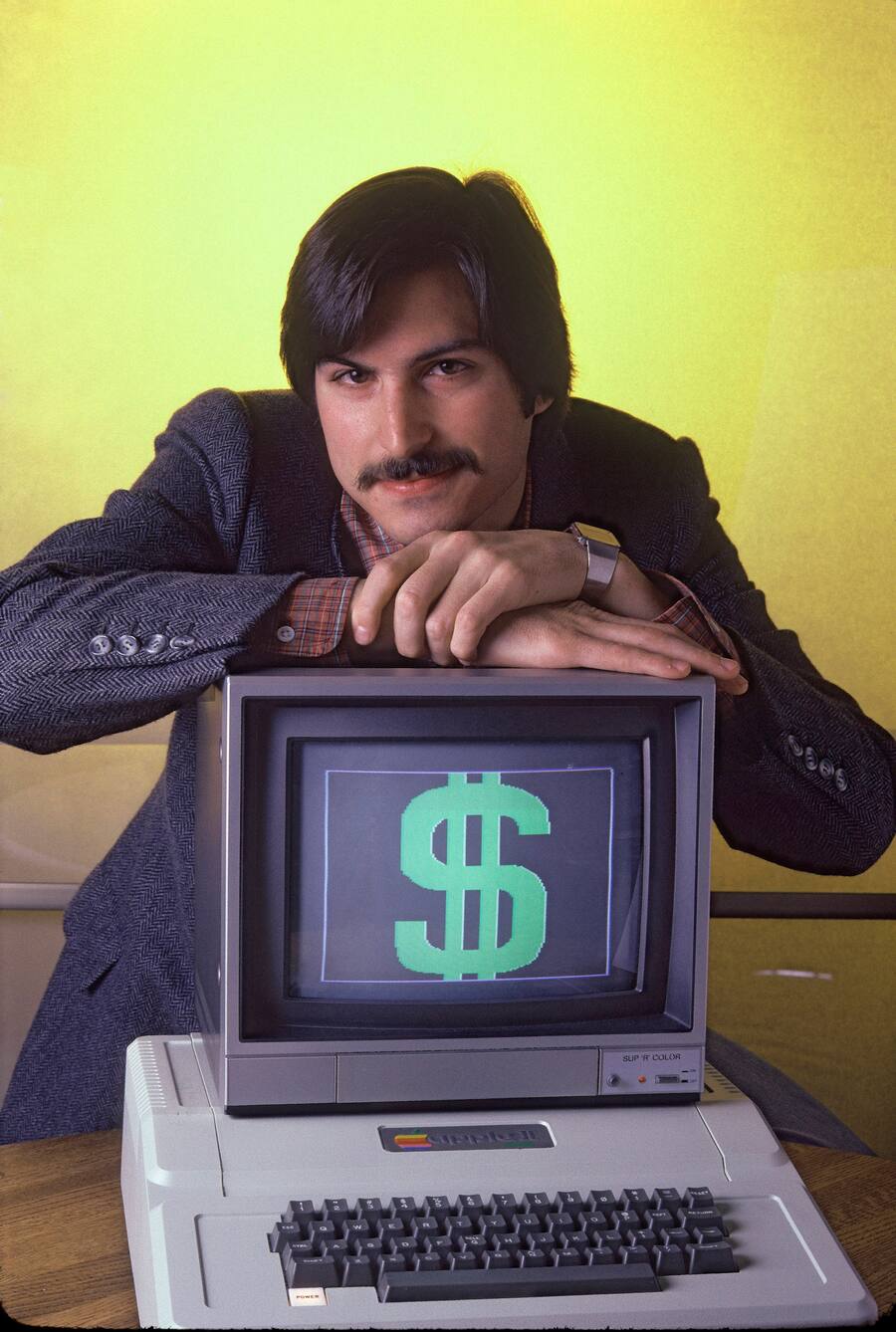Steven Jobs, der CO-Gründer von Apple in 1981.